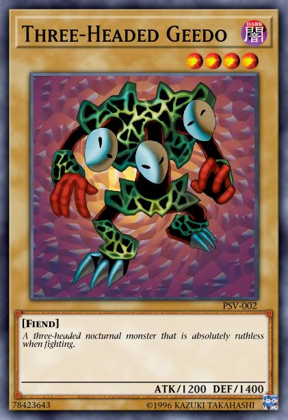 Three-Headed Geedo Card Image