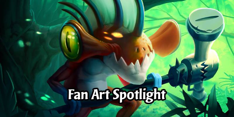 In the Frame: Hearthstone Fan Art Spotlight - Hammerloc by Guillaume Beauchêne