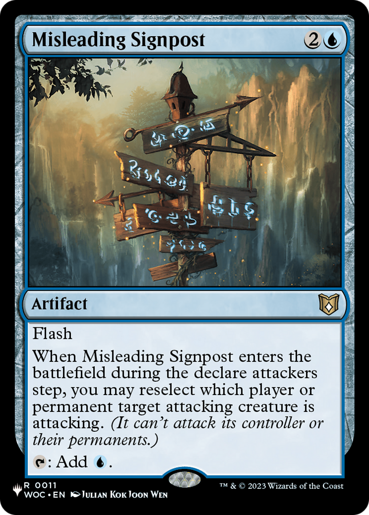 Misleading Signpost Card Image