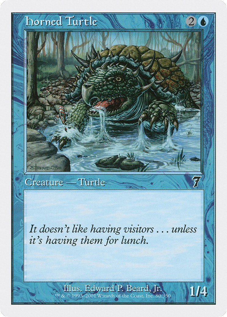 Horned Turtle Card Image