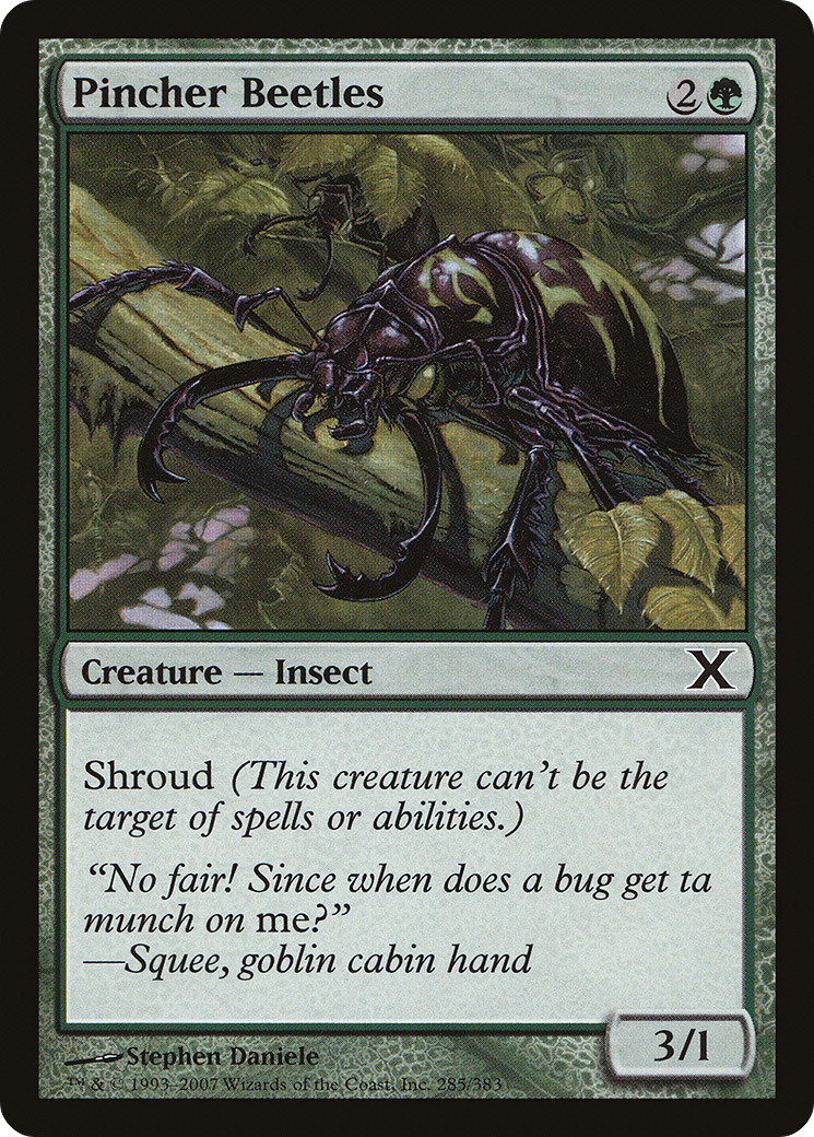 Pincher Beetles Card Image