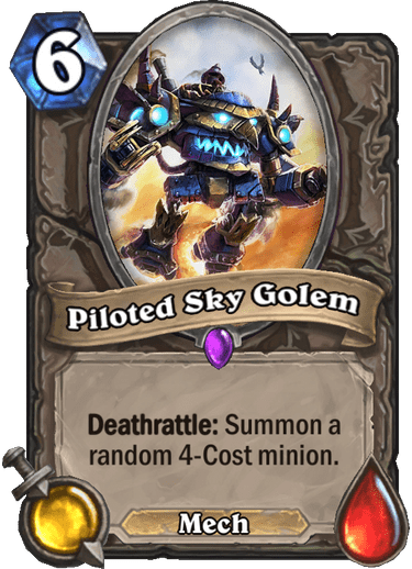 Piloted Sky Golem Card Image
