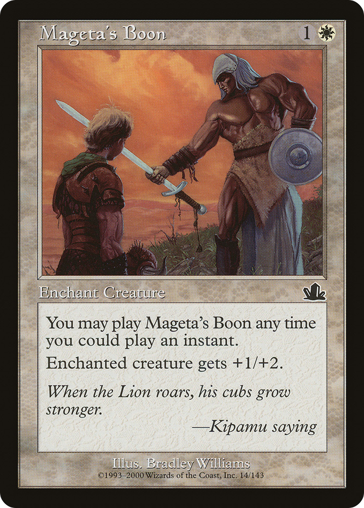 Mageta's Boon Card Image