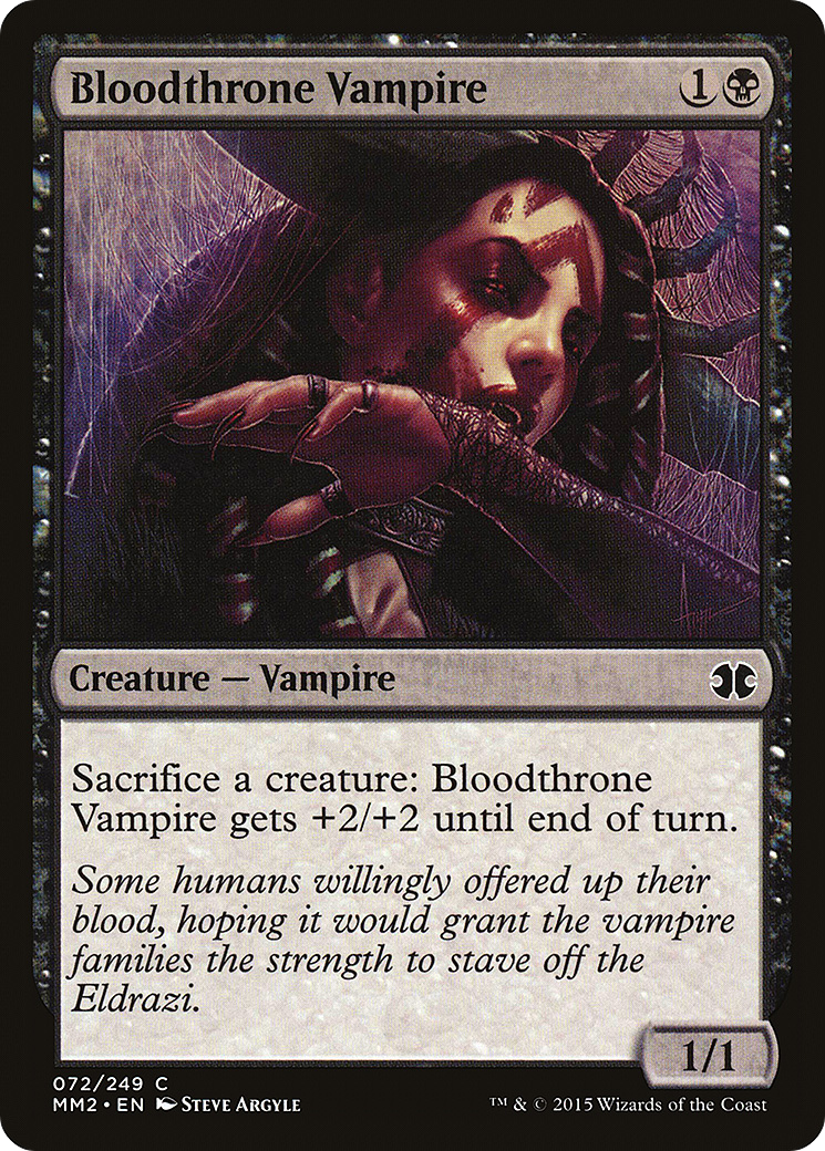 Bloodthrone Vampire Card Image