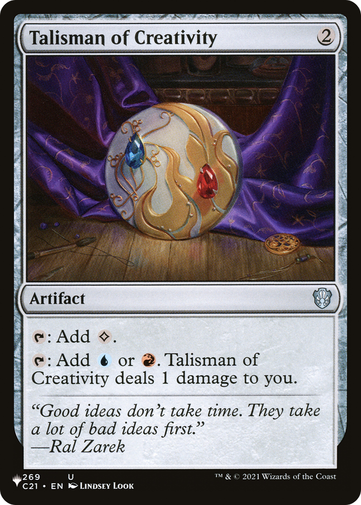 Talisman of Creativity Card Image