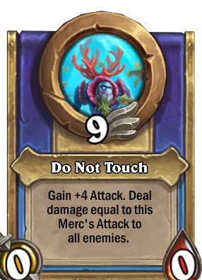 Do Not Touch Card Image
