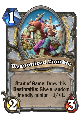 Weaponized Zombie Card Image