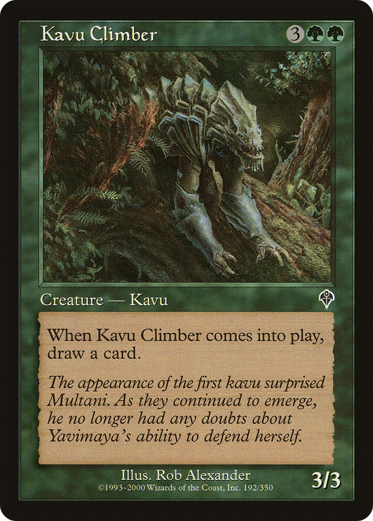 Kavu Climber Card Image