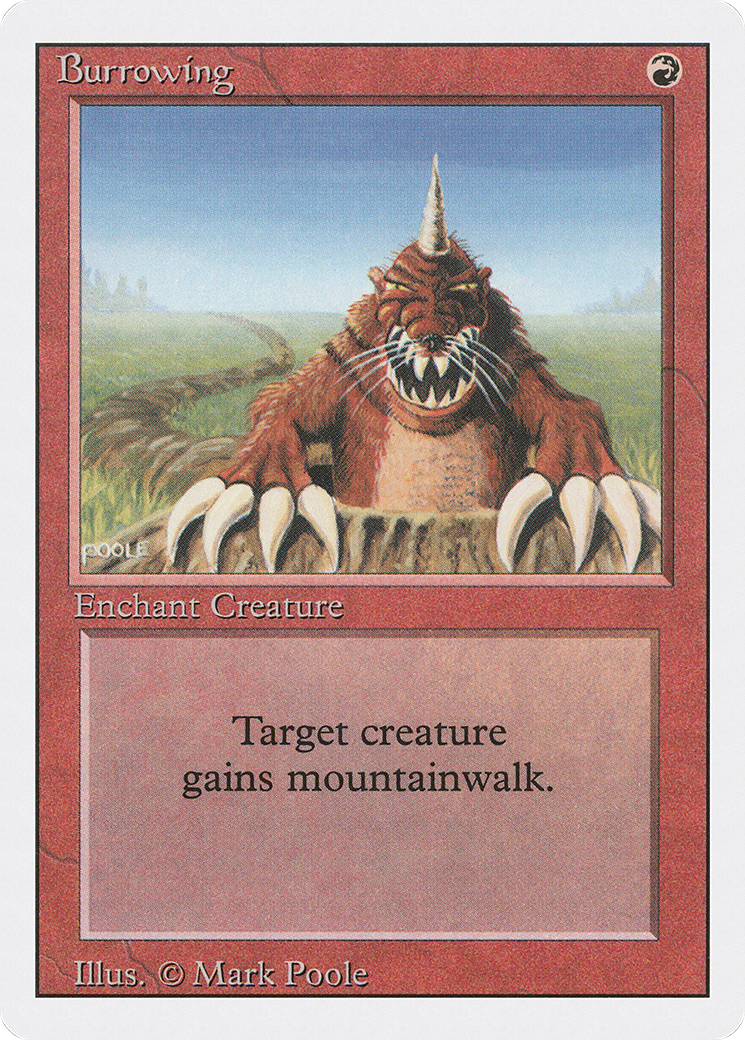 Burrowing Card Image