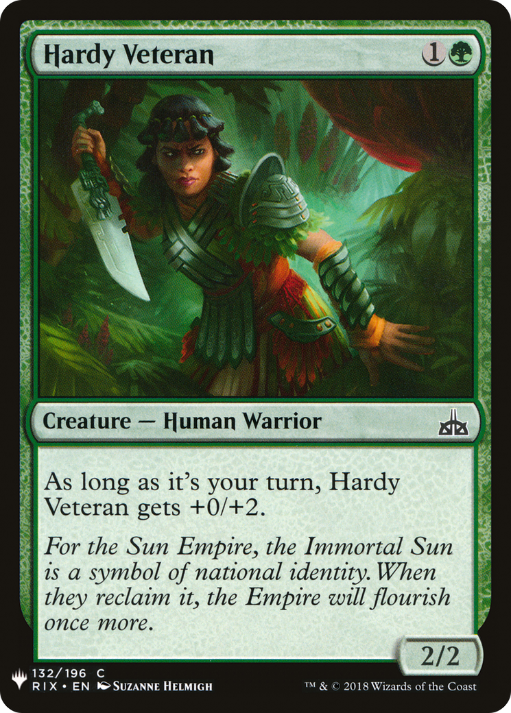 Hardy Veteran Card Image