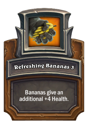 Refreshing Bananas 3 Card Image