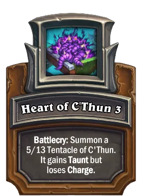 Heart of C'Thun 3 Card Image