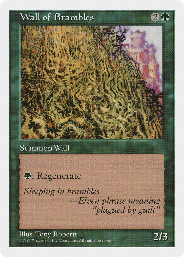 Wall of Brambles Card Image