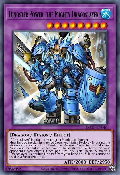 Dinoster Power, the Mighty Dracoslayer Card Image