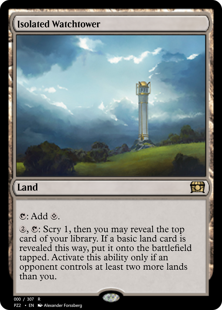 Isolated Watchtower Card Image