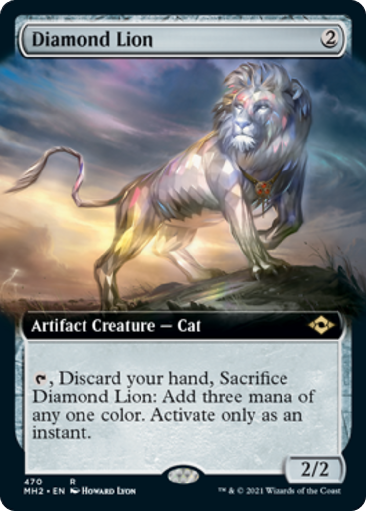 Diamond Lion Card Image