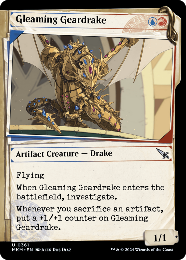 Gleaming Geardrake Card Image