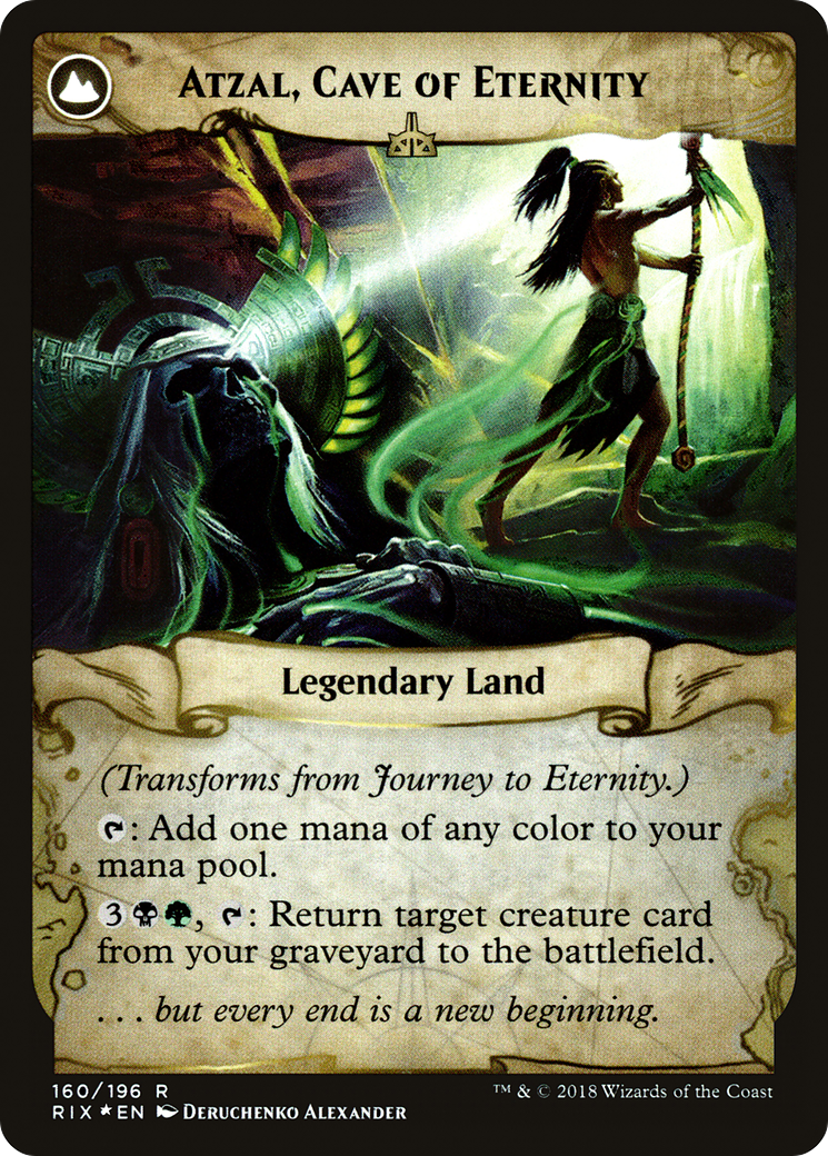 Journey to Eternity // Atzal, Cave of Eternity Card Image