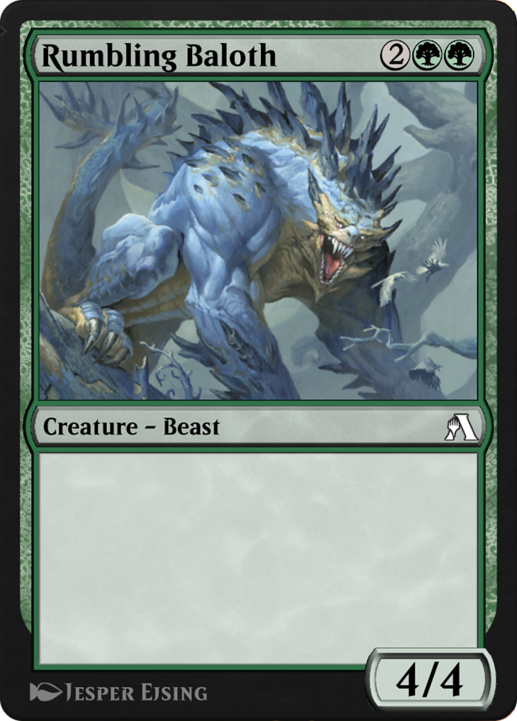 Rumbling Baloth Card Image