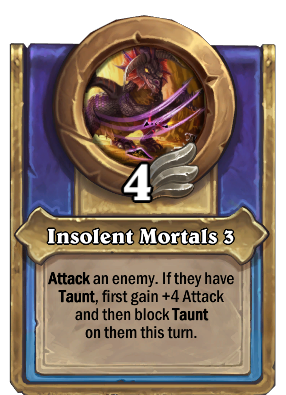 Insolent Mortals 3 Card Image