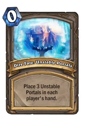 Dire Fate: Unstable Portals Card Image