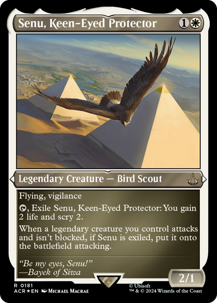 Senu, Keen-Eyed Protector Card Image