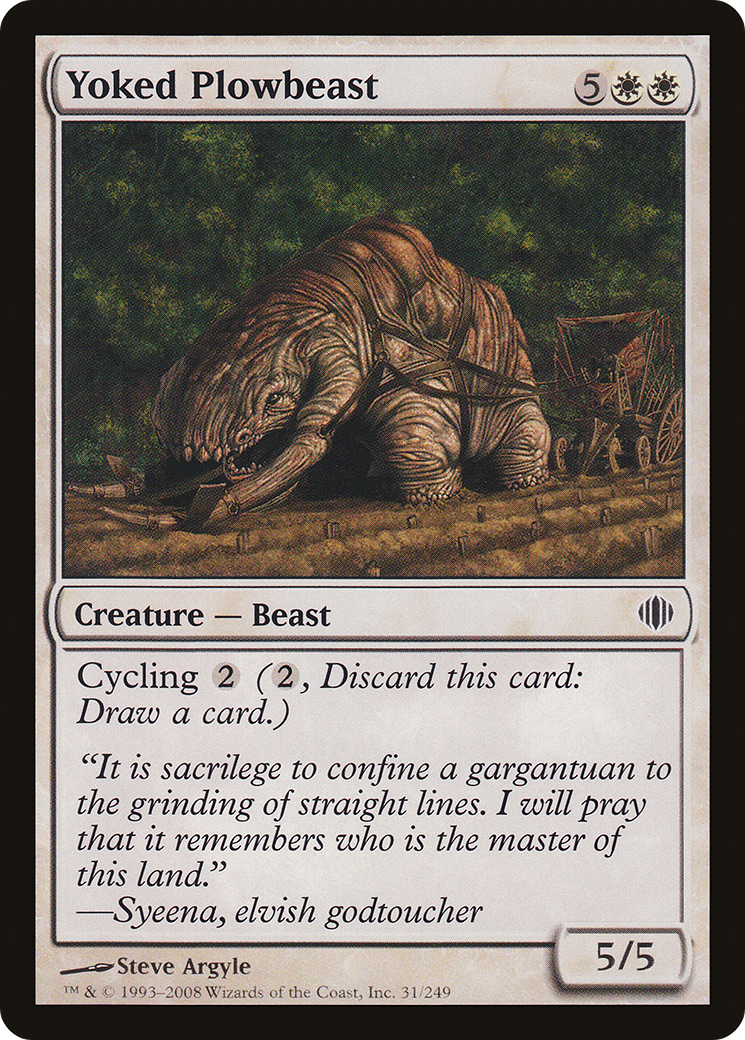 Yoked Plowbeast Card Image