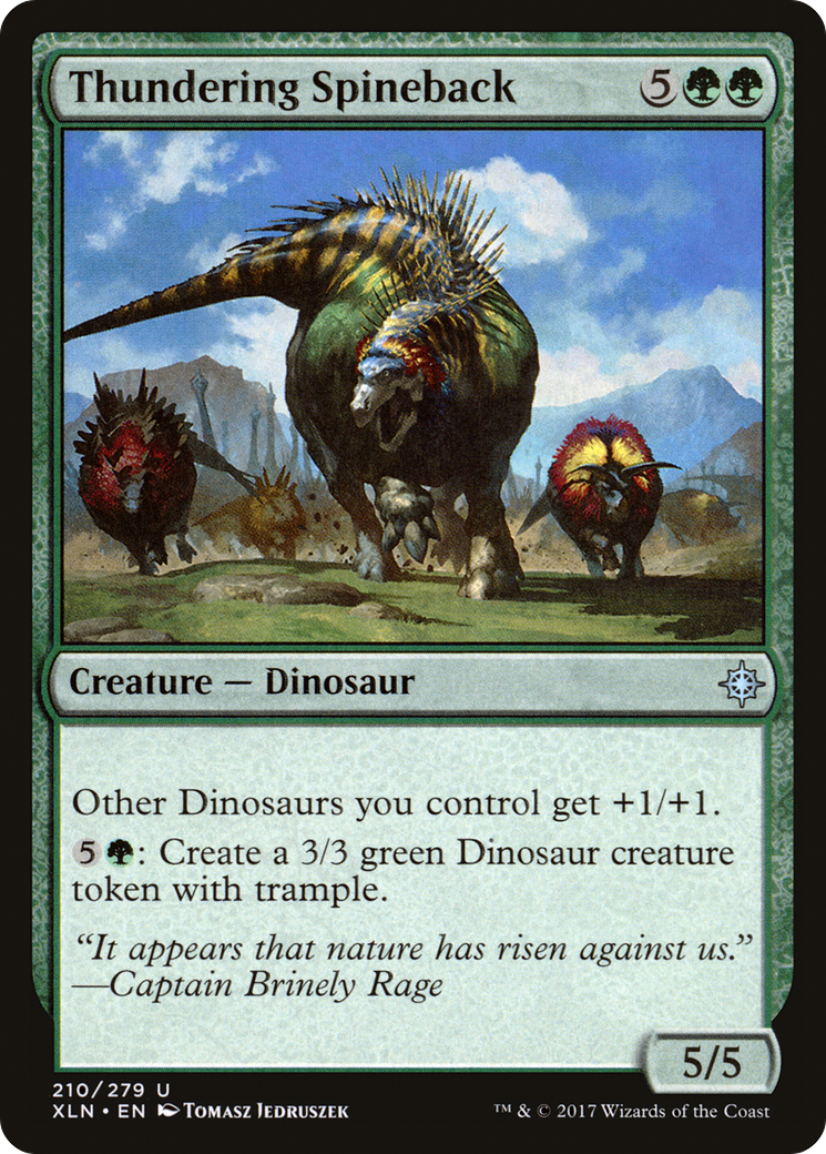 Thundering Spineback Card Image