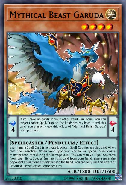 Mythical Beast Garuda Card Image