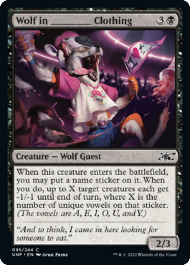 Wolf in _____ Clothing Card Image