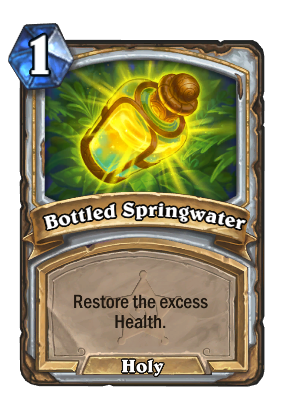 Bottled Springwater Card Image
