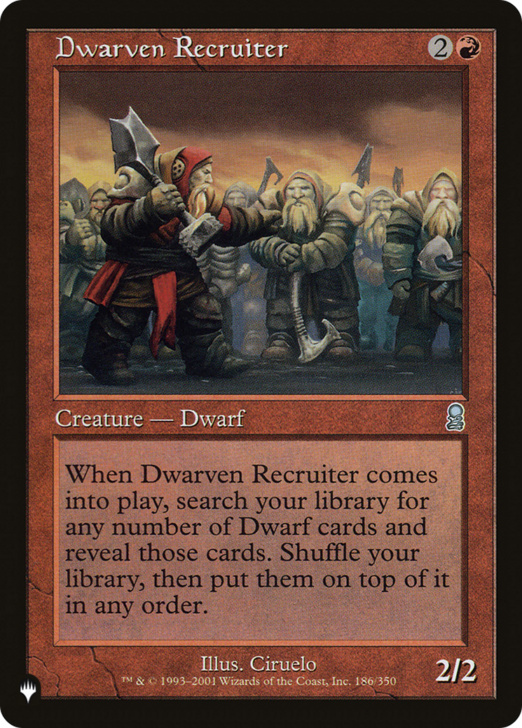 Dwarven Recruiter Card Image