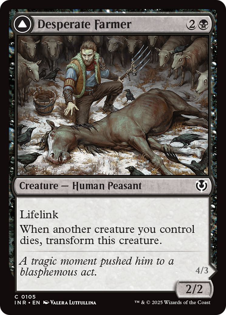 Desperate Farmer // Depraved Harvester Card Image