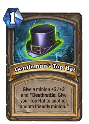Gentleman's Top Hat Card Image
