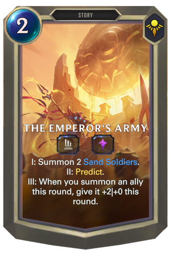 The Emperor's Army Card Image