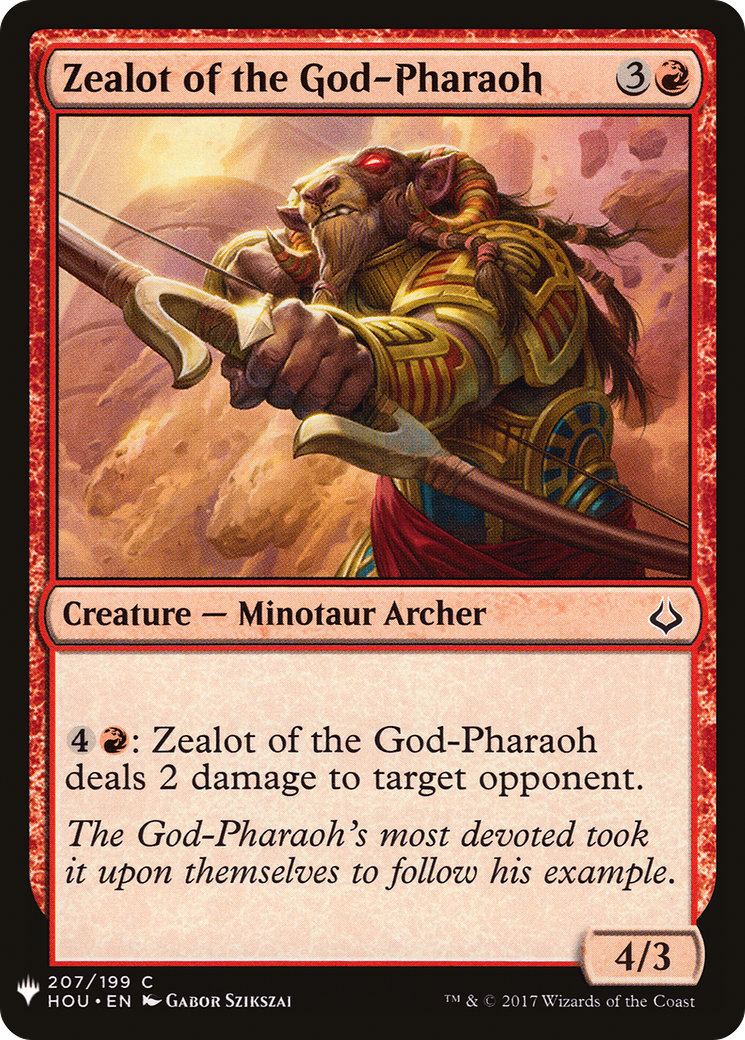 Zealot of the God-Pharaoh Card Image