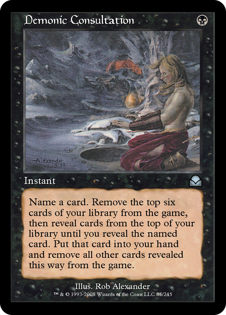 Demonic Consultation Card Image