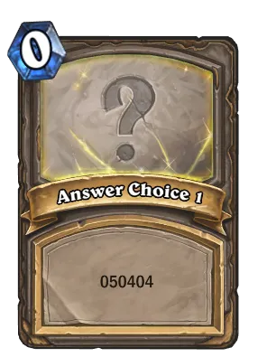 Answer Choice 1 Card Image