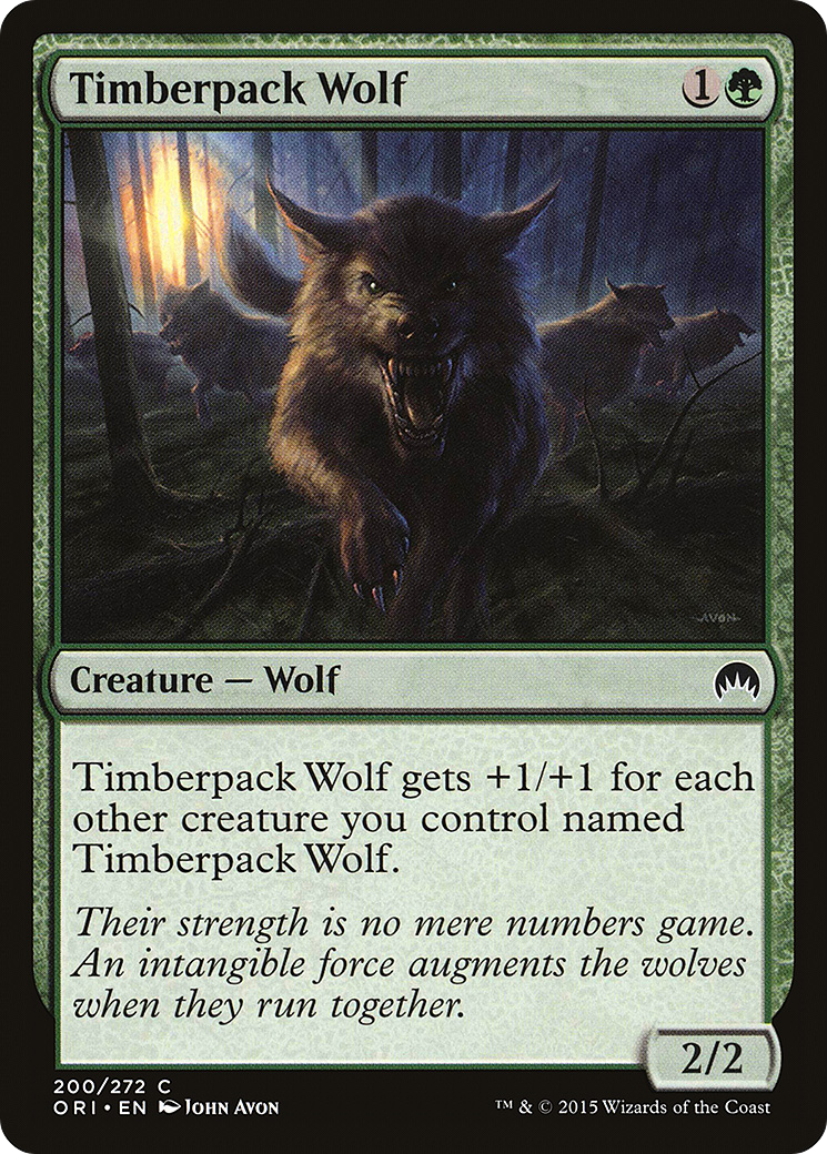 Timberpack Wolf Card Image