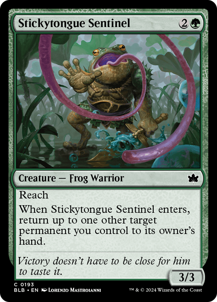 Stickytongue Sentinel Card Image