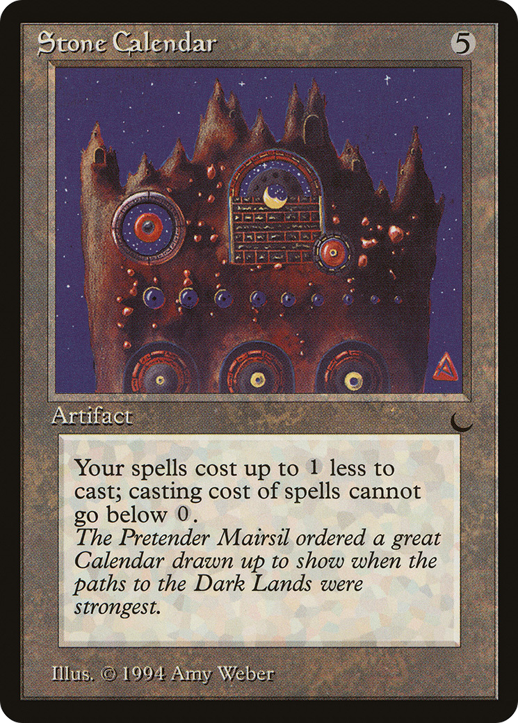 Stone Calendar Card Image