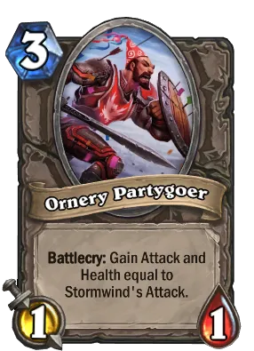 Ornery Partygoer Card Image