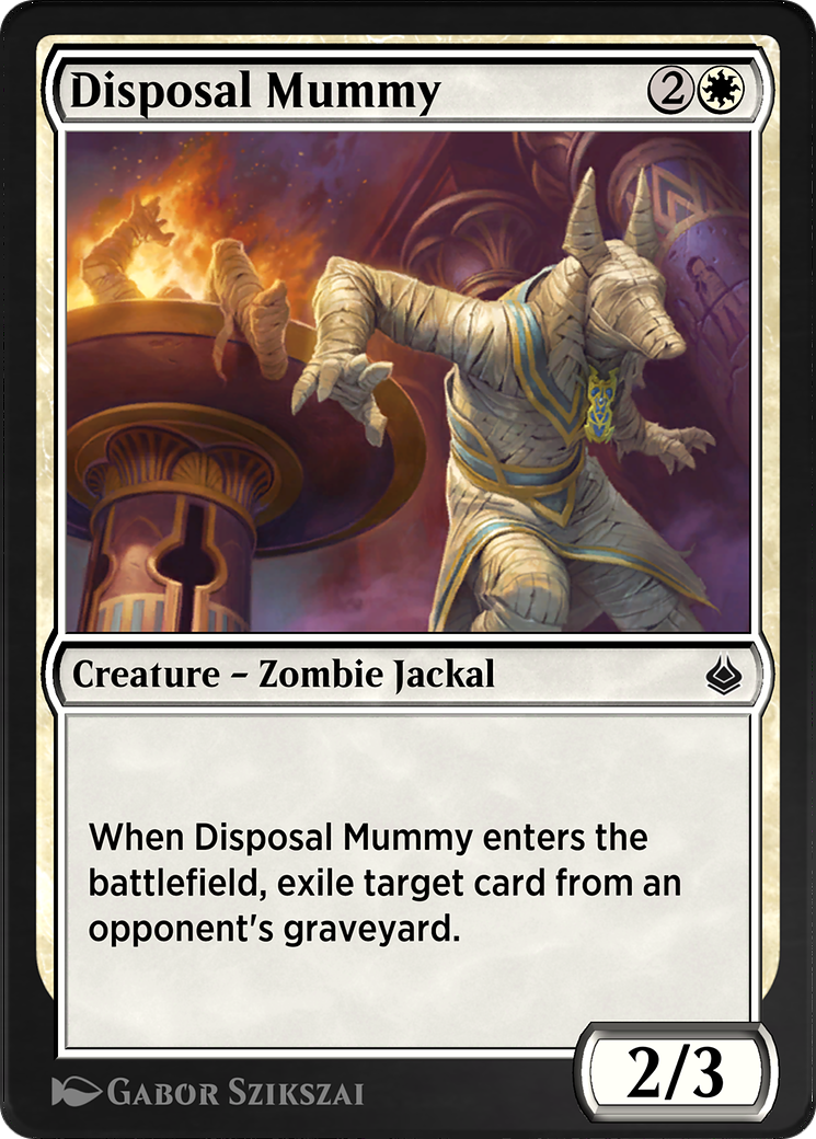 Disposal Mummy Card Image