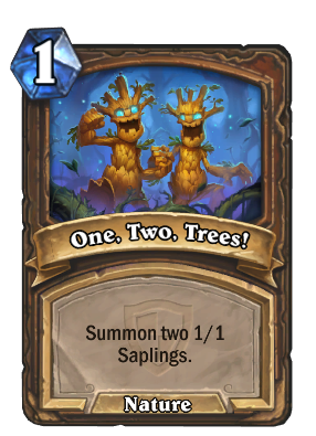 One, Two, Trees! Card Image