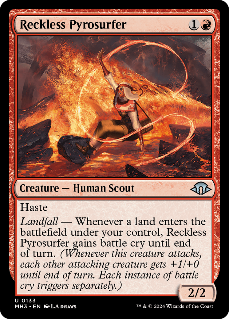 Reckless Pyrosurfer Card Image