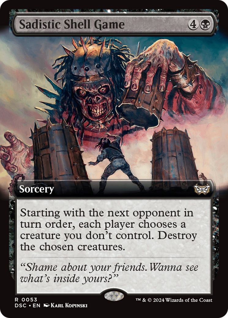 Sadistic Shell Game Card Image