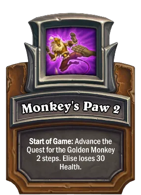 Monkey's Paw 2 Card Image