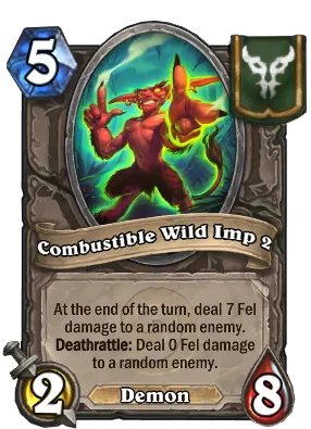 Combustible Wild Imp 2 Card Image