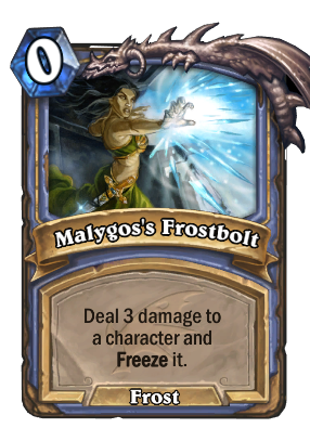 Malygos's Frostbolt Card Image