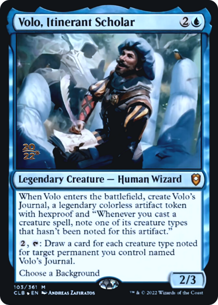 Volo, Itinerant Scholar Card Image